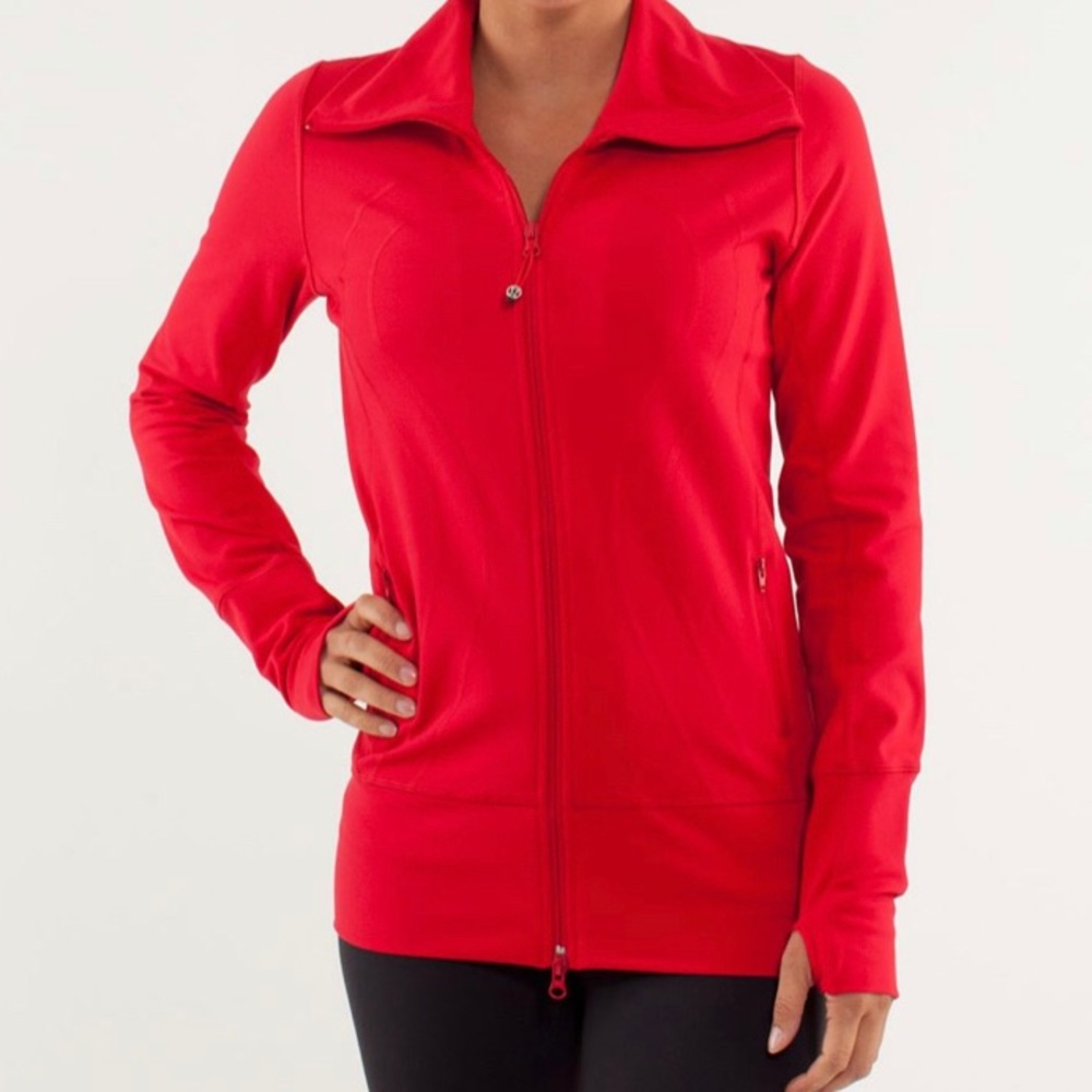 Lululemon Red Currant In Stride Jacket